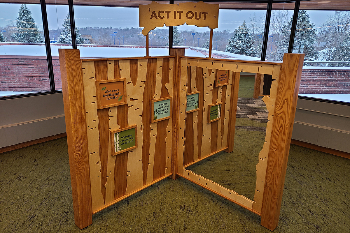 act it out interactive mirror wall